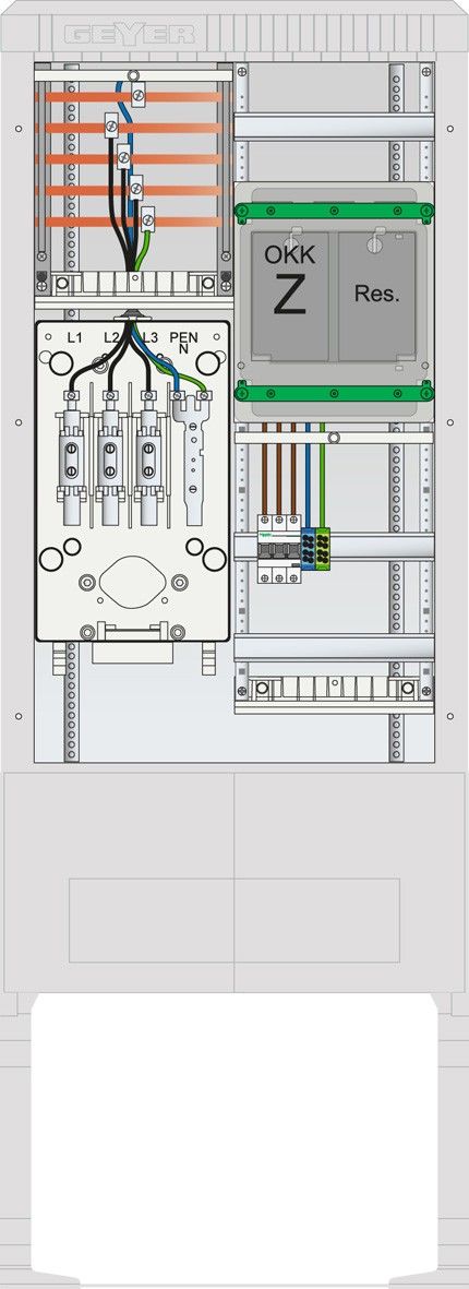 Zähleranschlusssäule SZ175EE1515