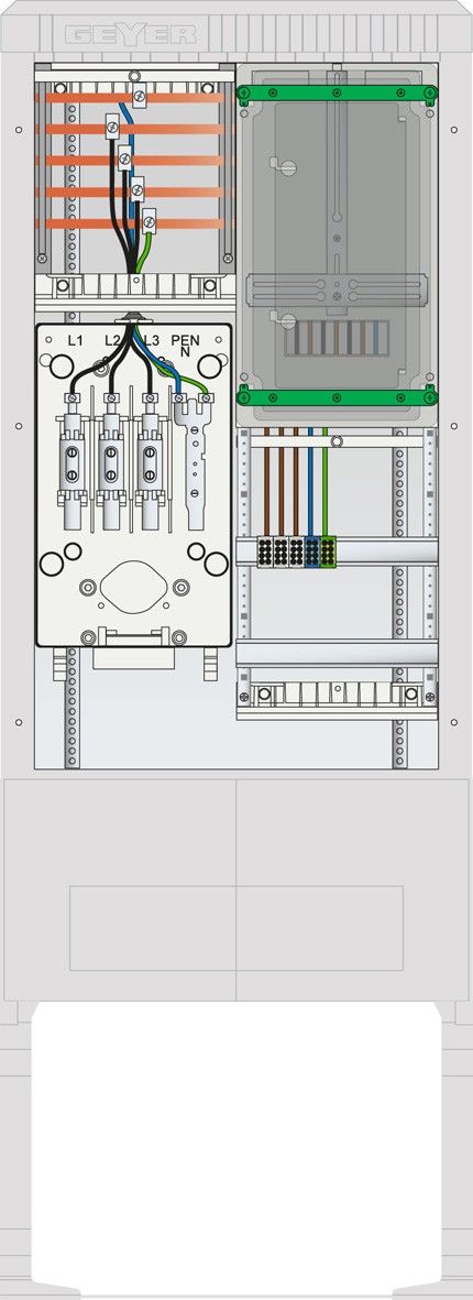 Zähleranschlusssäule SZ175ZZ1503