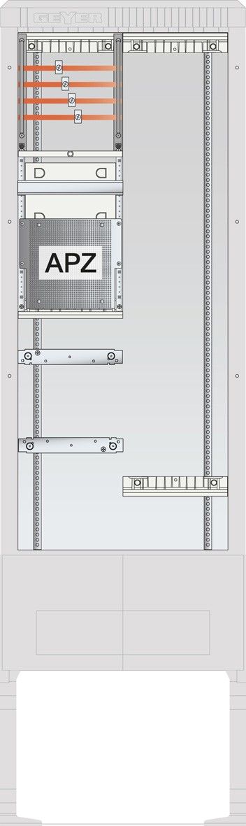 Zähleranschlusssäule SZ205AL0400