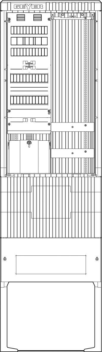 Zähleranschlusssäule SZ205AL0402