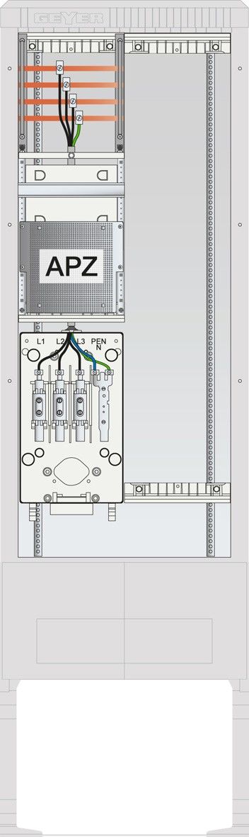 Zähleranschlusssäule SZ205AL0402