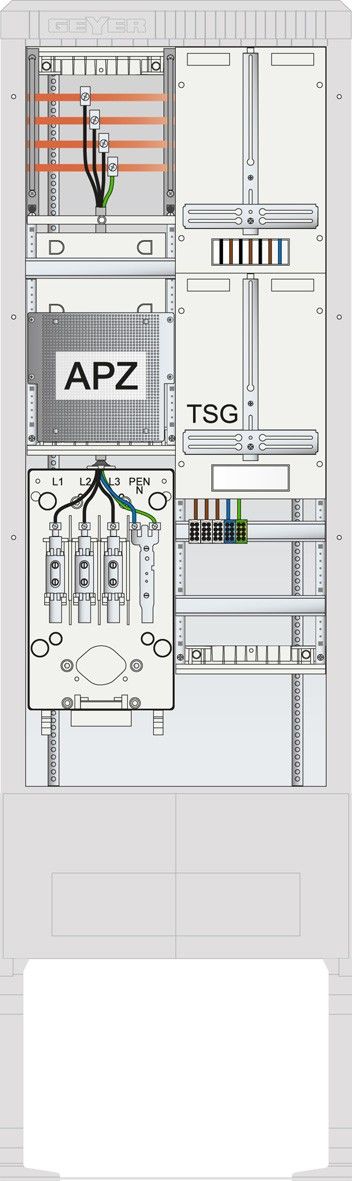 Zähleranschlusssäule SZ205ZA1412