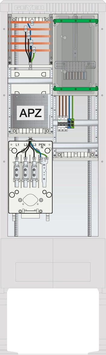 Zähleranschlusssäule SZ205ZA1506