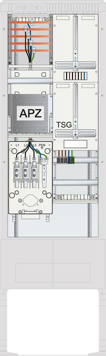 Zähleranschlusssäule SZ205ZA1512