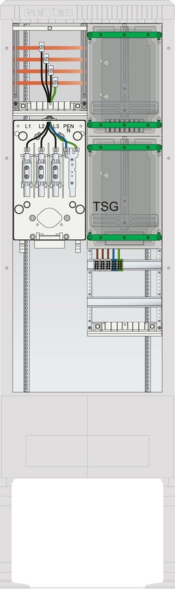 Zähleranschlusssäule SZ205ZZ1413