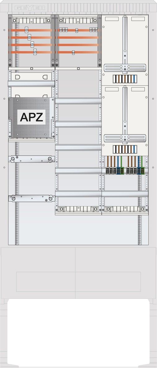 Zähleranschlusssäule SZ207ZA2400R