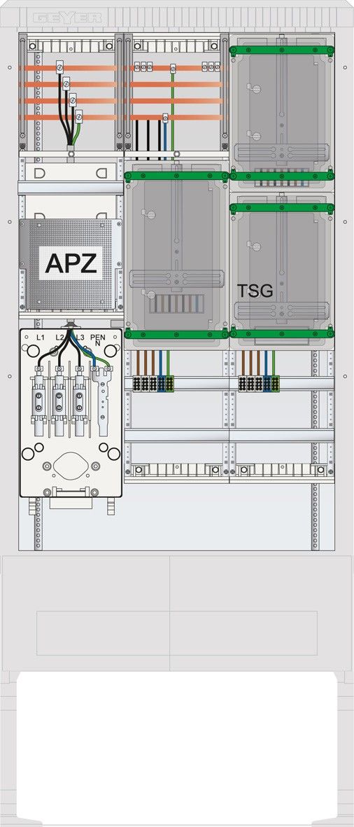 Zähleranschlusssäule SZ207ZA2413
