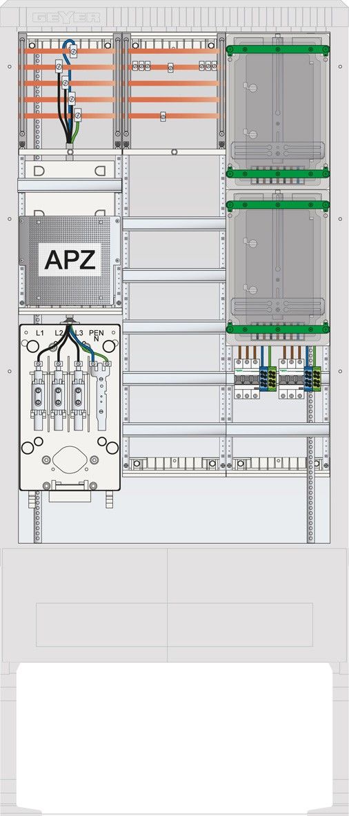 Zähleranschlusssäule SZ207ZA2505R