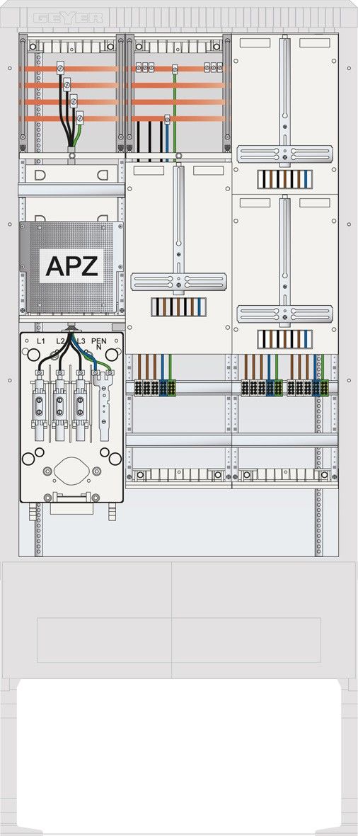 Zähleranschlusssäule SZ207ZA3402