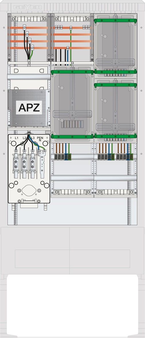 Zähleranschlusssäule SZ207ZA3403