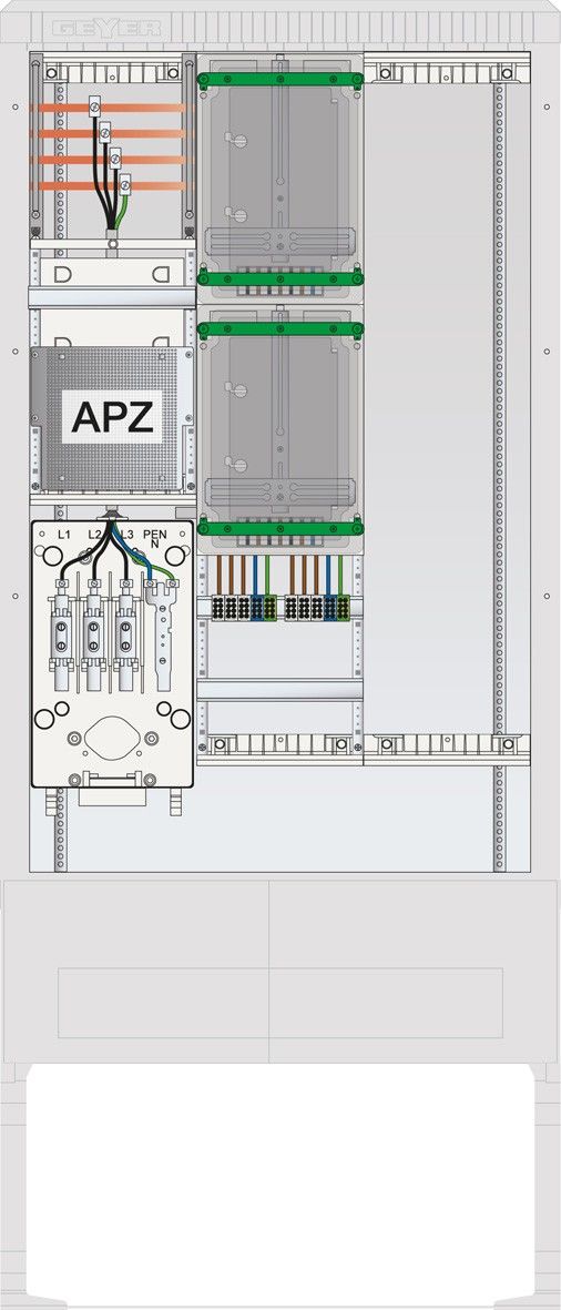Zähleranschlusssäule SZ207ZL2403A