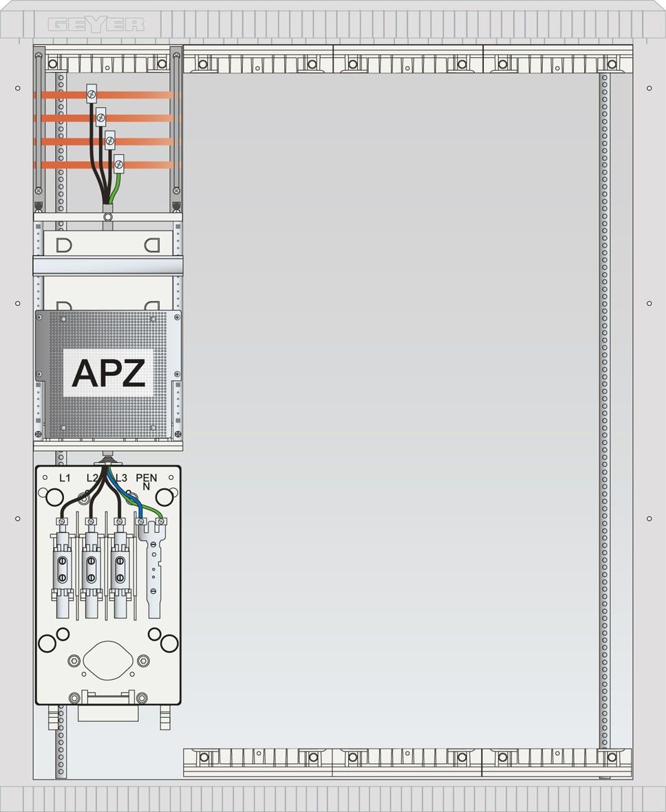 Zähleranschlussschrank SZ132AL0402