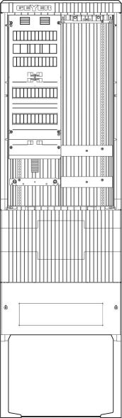 Zähleranschlusssäule SZ205AL0400 Zähleranschlusssäule SZ205AL0400