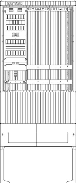 Zähleranschlusssäule SZ207AL0400 Zähleranschlusssäule SZ207AL0400
