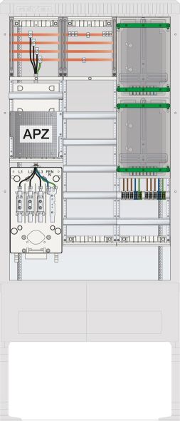 Zähleranschlusssäule SZ207ZA2403R Zähleranschlusssäule SZ207ZA2403R