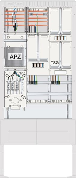 Zähleranschlusssäule SZ207ZA2512 Zähleranschlusssäule SZ207ZA2512
