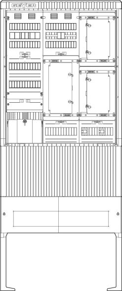Zähleranschlusssäule SZ207ZA2515 Zähleranschlusssäule SZ207ZA2515