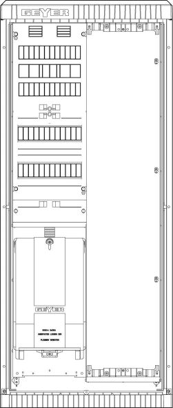 Zähleranschlussschrank SZ130AL0402 Zähleranschlussschrank SZ130AL0402