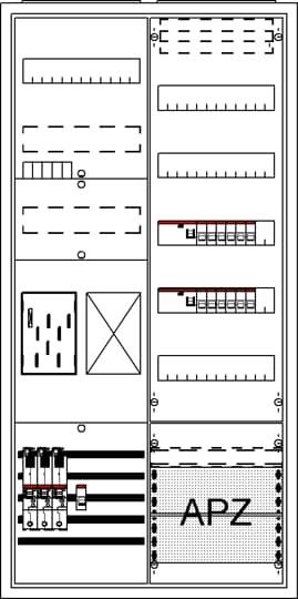 Komplettschrank BA27CB6V Komplettschrank BA27CB6V
