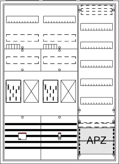 Komplettschrank BA37FGB Komplettschrank BA37FGB