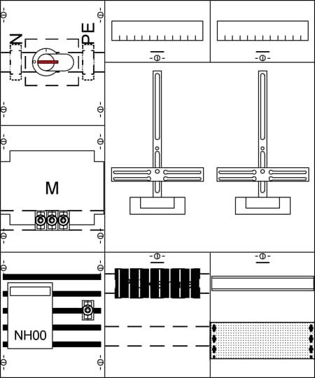 Mess- und Wandlerfeld KA4222Z Mess- und Wandlerfeld KA4222Z
