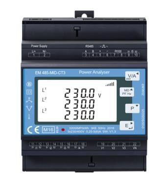 Messwandlerzähler EMD 485-CT3-A Messwandlerzähler EMD 485-CT3-A