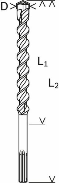 SDS Max-9 Bohrer 1618596503