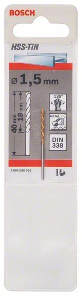 Metallspib. HSS-TIN 2608596666