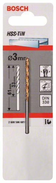 Metallspib. HSS-TIN 2608596681