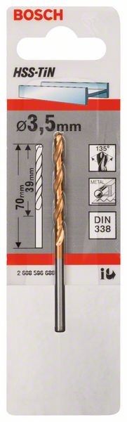 Metallspib. HSS-TIN 2608596686