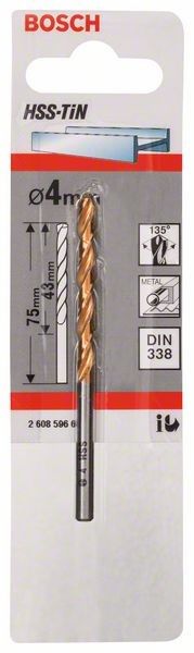 Metallspib. HSS-TIN 2608596691
