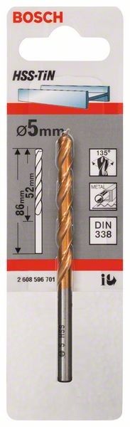 Metallspib. HSS-TIN 2608596701