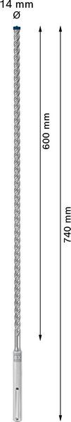 SDS-Max 8x Bohrer 2608900209