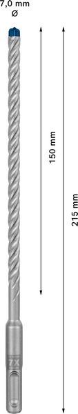 SDS-Plus 7x Bohrer 2608900085