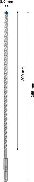 SDS-Plus 7x Bohrer 2608900092