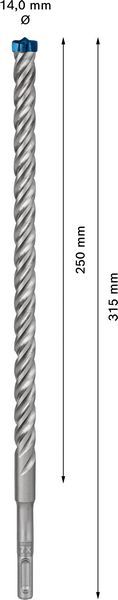 SDS-Plus 7x Bohrer 2608900122