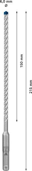SDS-Plus 7x Bohrer 2608900161