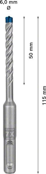 SDS-Plus 7x Bohrer 2608900180