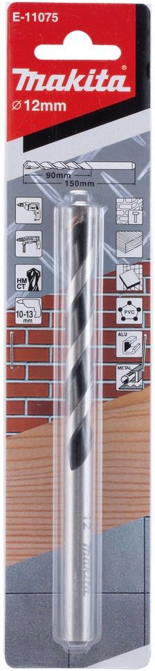 TCT Multibohrer 12x150mm E-11075