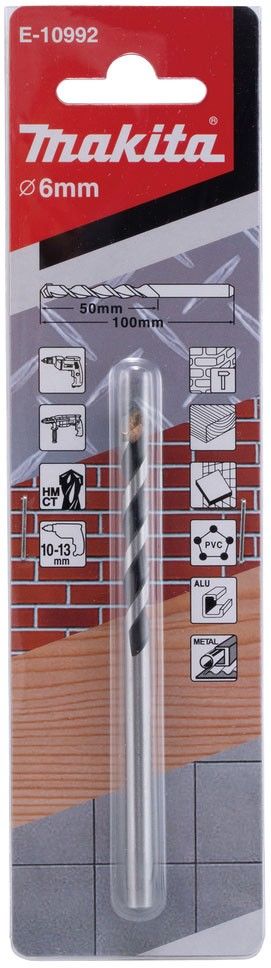 TCT Multibohrer 6x100mm E-10992