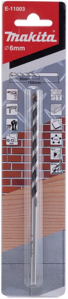 TCT Multibohrer 6x150mm E-11003