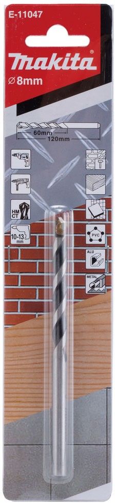 TCT Multibohrer 8x120mm E-11047