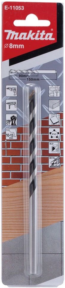 TCT Multibohrer 8x150mm E-11053
