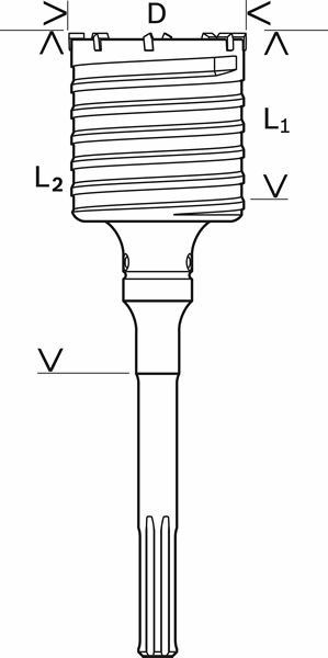 Bohrkrone SDS max-9 F00Y145200
