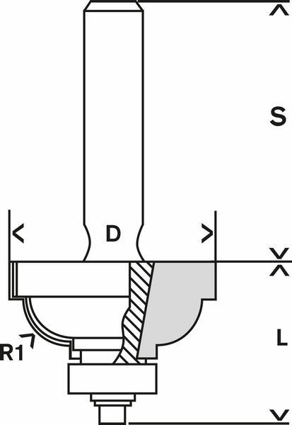 Kantenformfräser 2608628356