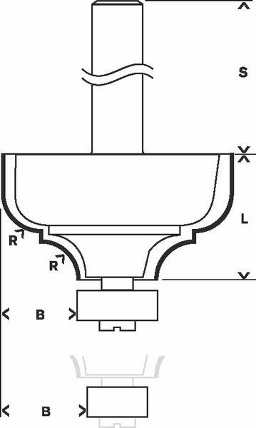 Kantenformfräser 2608628396