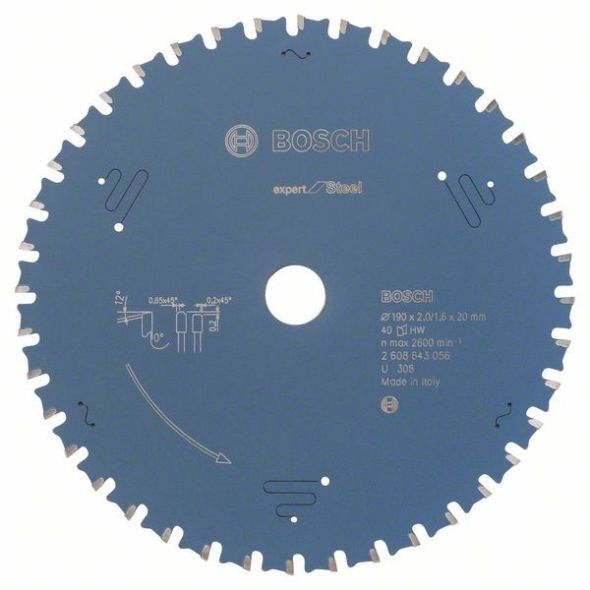 Kreissägeblatt Steel 2608643056 Kreissägeblatt Steel 2608643056