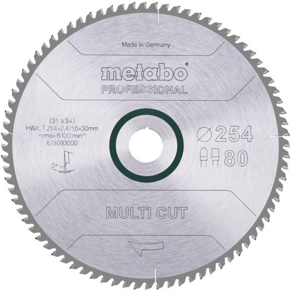 Sägeblatt 254x30mm 628093000 Sägeblatt 254x30mm 628093000