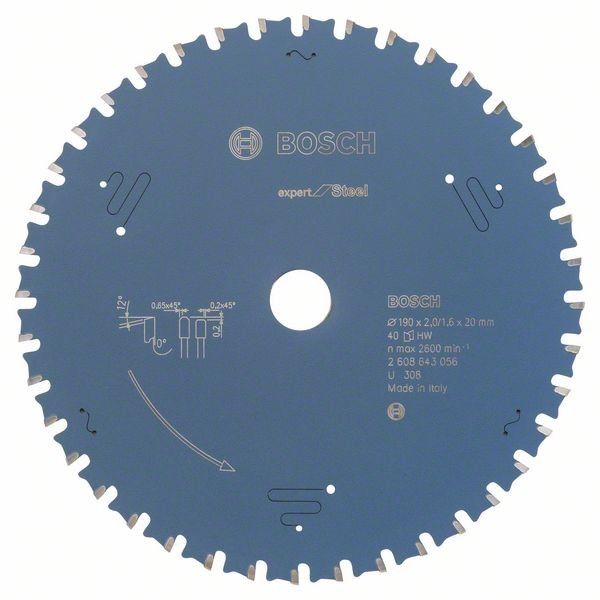 Kreissägeblatt Steel 2608643056 Kreissägeblatt Steel 2608643056