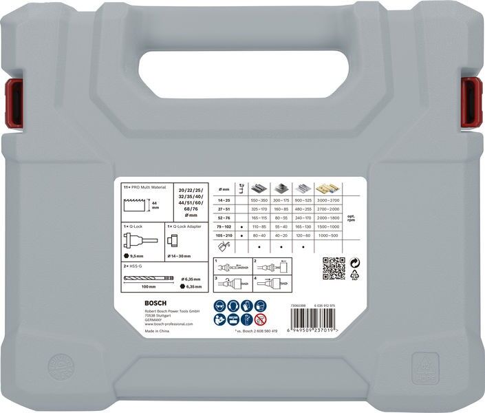 Pro Lochsägen Set Q-Lock 2608901549VE(15)